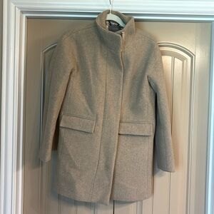 JCrew Stadium Cloth Wool Cocoon Coat in size 2